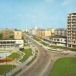 Pohled na n�m�st� Gagarinovo a ul. Kosmonaut�